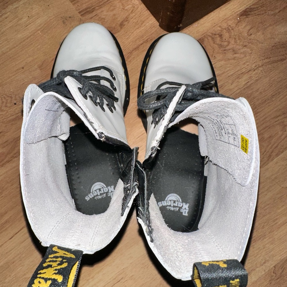 White Doc Marten Jadon boots - Picture 9 of 10